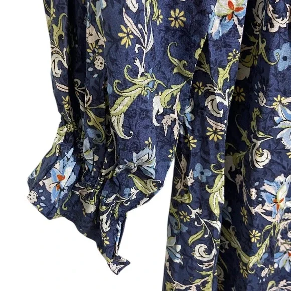 Live‎ to Be Spoiled Maxi Dress Off Shoulder Floral Whimsical Cottagecore Boho XL - Picture 6 of 10